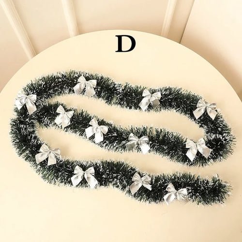1PCS 2M Christmas Eve Decoration Bar Tops Ribbon Garland Christmas - Christmas.ca