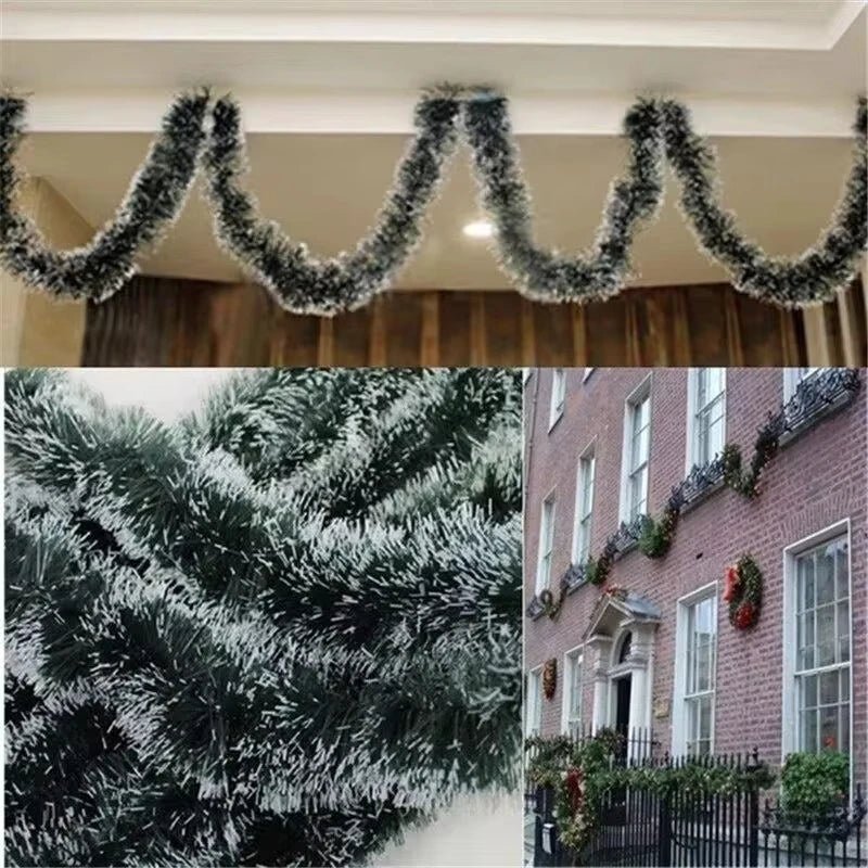 1PCS 2M Christmas Eve Decoration Bar Tops Ribbon Garland Christmas - Christmas.ca