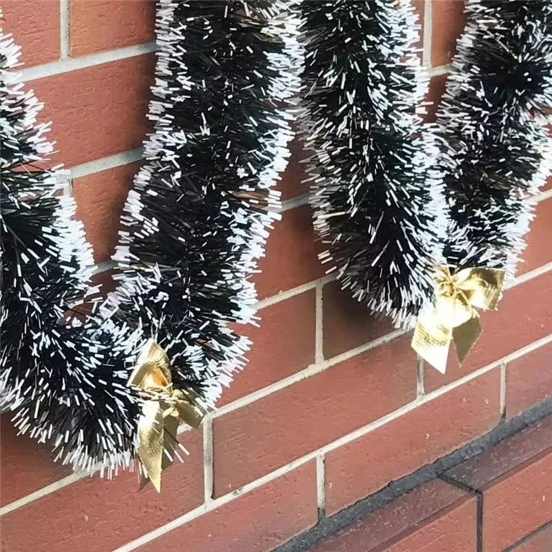 1PCS 2M Christmas Eve Decoration Bar Tops Ribbon Garland Christmas - Christmas.ca