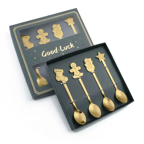 Christmas Decorations Home Christmas Table Decor Stainless SpoonsFork