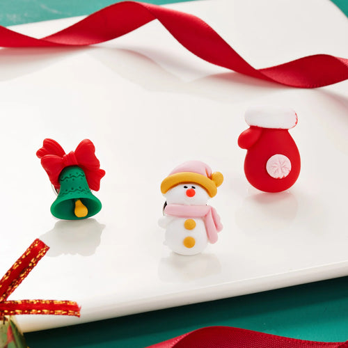 3pcs/set Christmas Gift For Women Men Brooches Enamel Pins Santa Claus