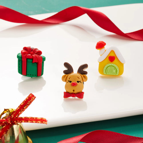 3pcs/set Christmas Gift For Women Men Brooches Enamel Pins Santa Claus