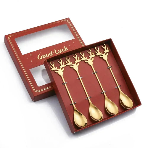 Christmas Decorations Home Christmas Table Decor Stainless SpoonsFork