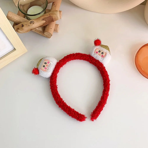 Cute Plush Elk Head Band Female Christmas Dress Up High Headtop Deer