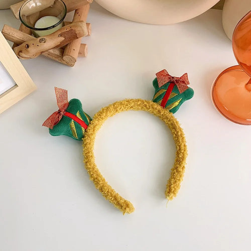 Cute Plush Elk Head Band Female Christmas Dress Up High Headtop Deer