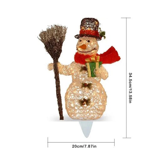 Christmas Acrylic Flat LED Lights Holiday Indoor Outdoor Garden - Christmas.ca