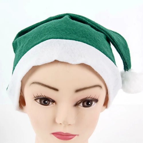 Christmas Black Red Plush Hat Santa Novelty Hat Kids Christmas - Christmas.ca