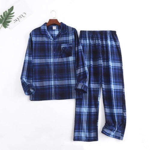 Men Plaid Flannel Pajama Set | Men Cotton Flannel Pajamas | Mens - Christmas.ca
