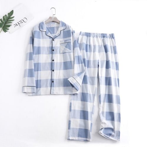 Men Plaid Flannel Pajama Set | Men Cotton Flannel Pajamas | Mens - Christmas.ca