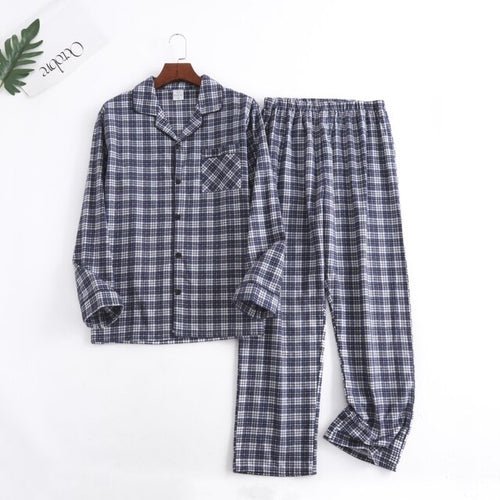 Men Plaid Flannel Pajama Set | Men Cotton Flannel Pajamas | Mens - Christmas.ca