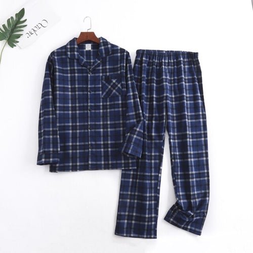 Men Plaid Flannel Pajama Set | Men Cotton Flannel Pajamas | Mens - Christmas.ca