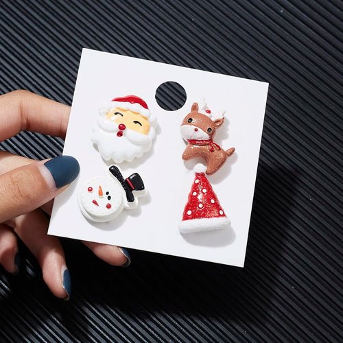 3pcs/set Christmas Gift For Women Men Brooches Enamel Pins Santa Claus - Christmas.ca