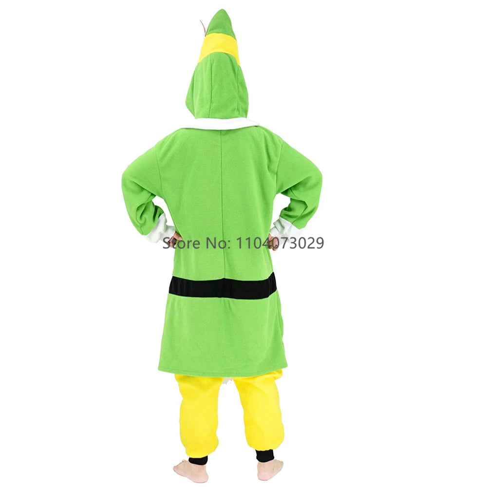 Onesieshow Christmas Elf Kigurumi Pyjamas Halloween Onesie Adult