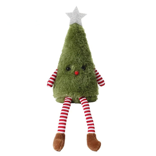 Christmas decorations cute plush Christmas tree doll home party doll