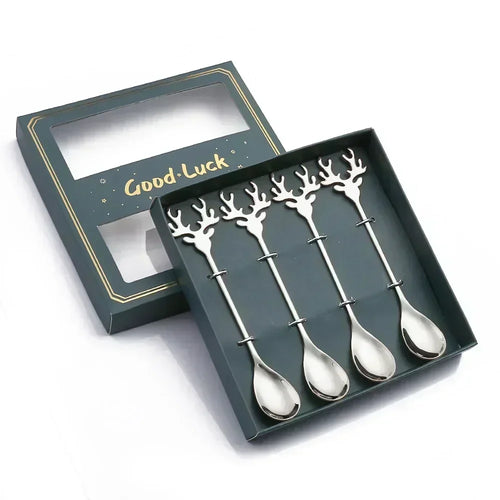 Christmas Decorations Home Christmas Table Decor Stainless SpoonsFork