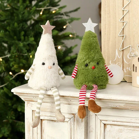 Christmas decorations cute plush Christmas tree doll home party doll