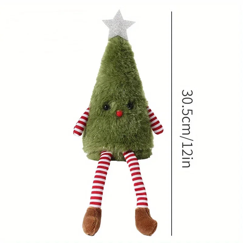 Christmas decorations cute plush Christmas tree doll home party doll