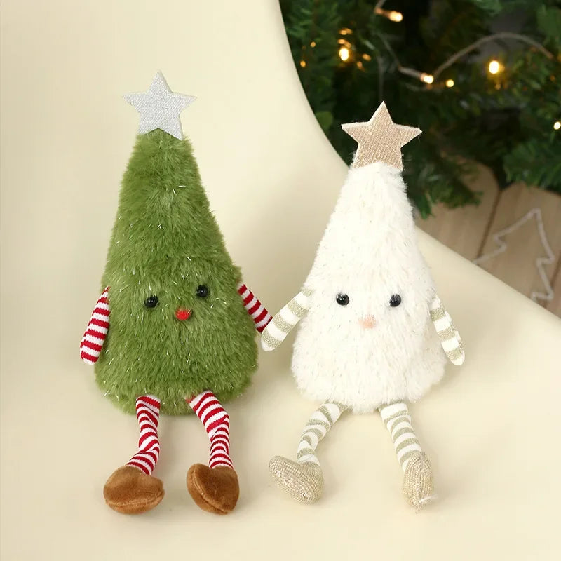 Christmas decorations cute plush Christmas tree doll home party doll