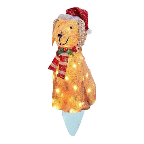 Christmas Acrylic Flat LED Lights Holiday Indoor Outdoor Garden
