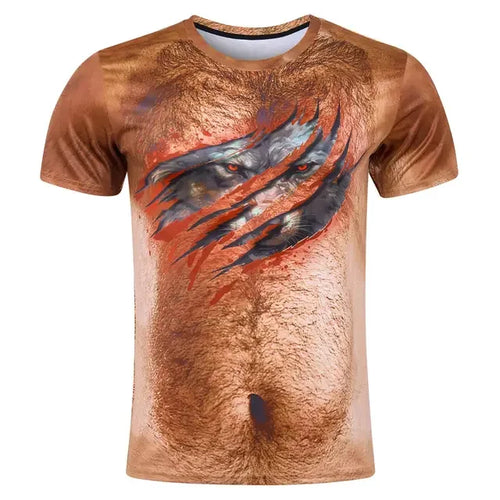 Funny Muscle Santa Claus Costume T-shirt 3D Printed Men Women T-shirt