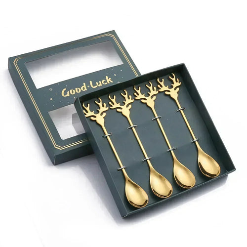 Christmas Decorations Home Christmas Table Decor Stainless SpoonsFork