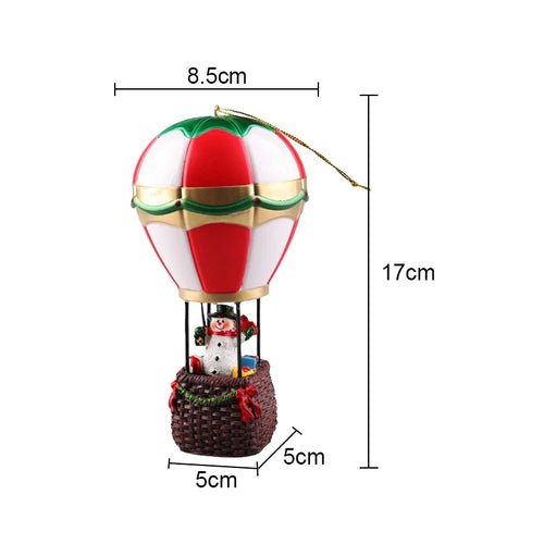 Christmas Glowing Ornaments Santa Claus Snowman Fireplace Resin LED - Christmas.ca