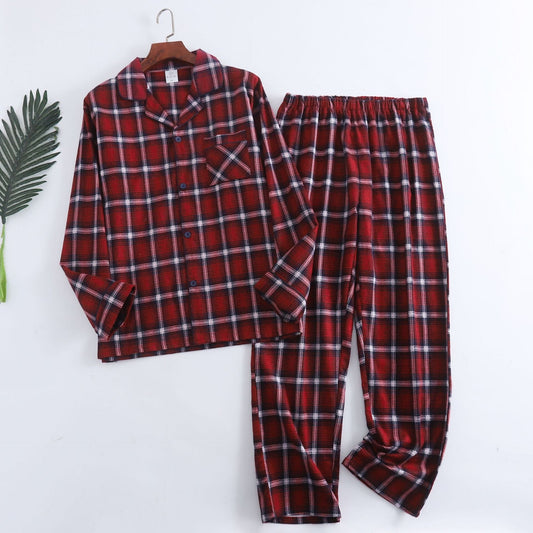 Men Plaid Flannel Pajama Set | Men Cotton Flannel Pajamas | Mens - Christmas.ca