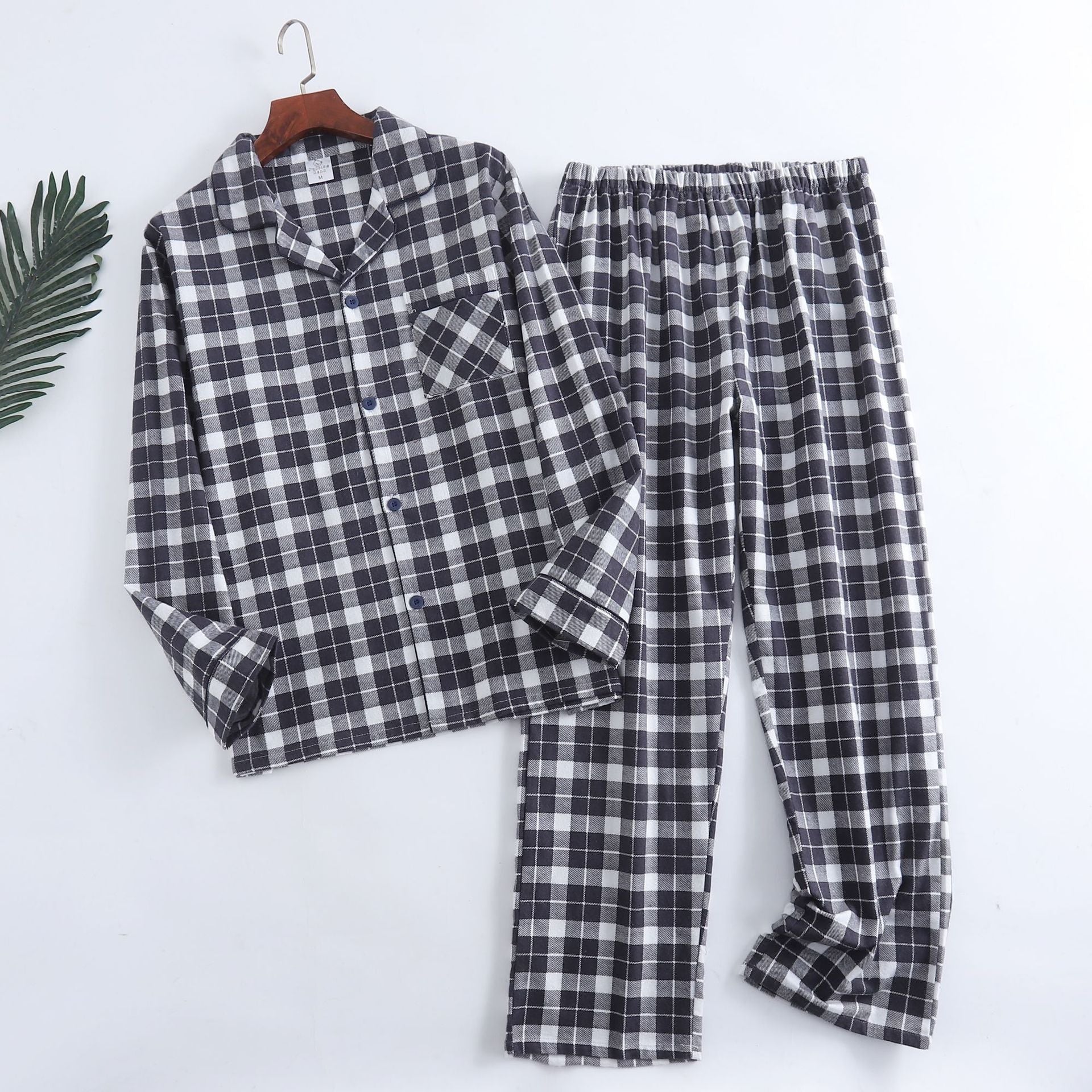 Men Plaid Flannel Pajama Set | Men Cotton Flannel Pajamas | Mens - Christmas.ca